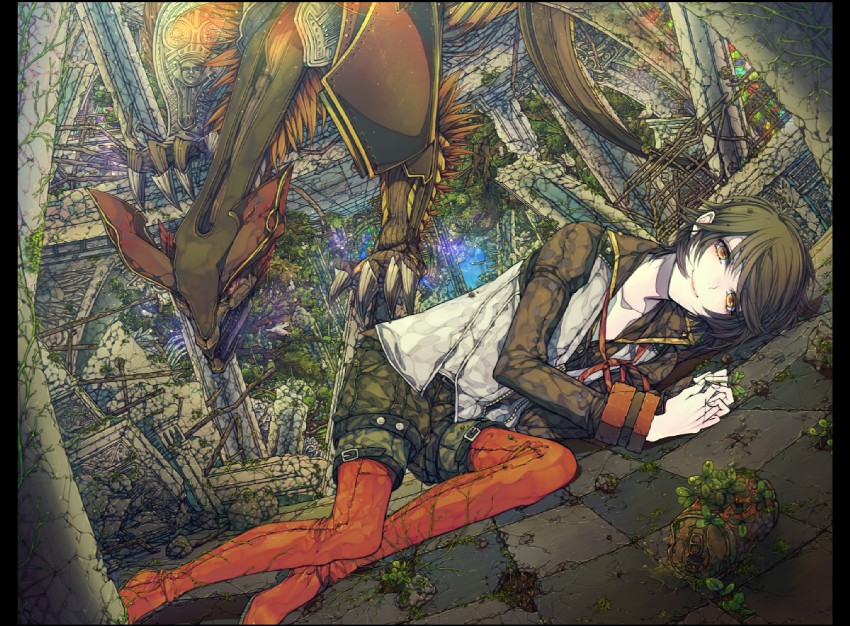 ren and hannibal (god eater and 1 more) drawn by nai_kitsu