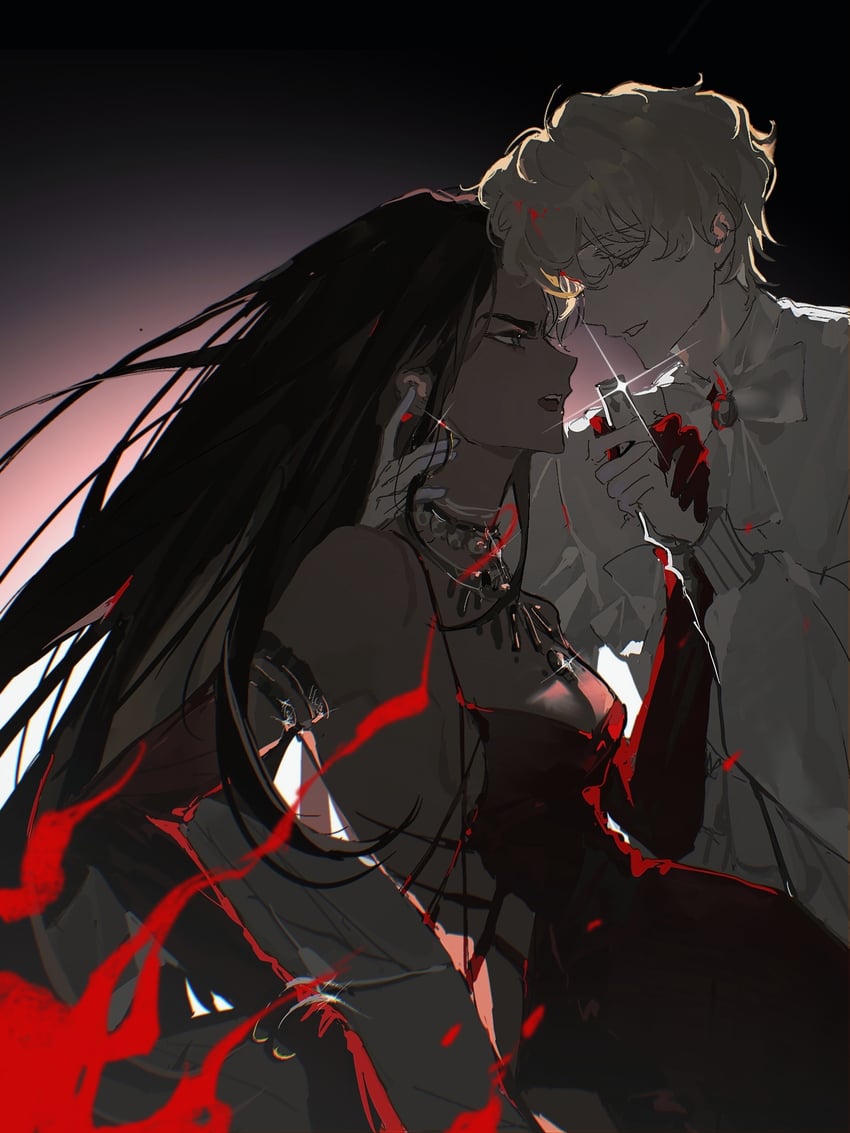 luka and hyuna (alien stage) drawn by lasiven