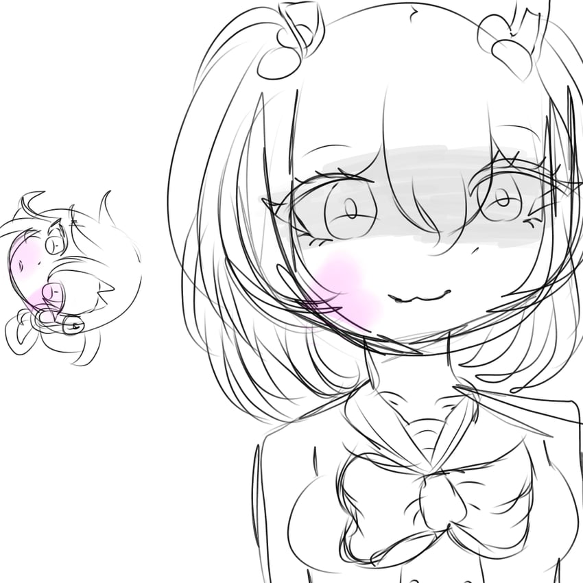 otonokoji kanade and chiebukuro setsuka (danganronpa and 2 more)