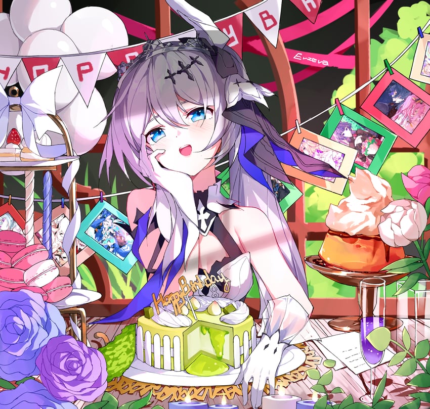 theresa apocalypse (honkai and 1 more) drawn by evzeva