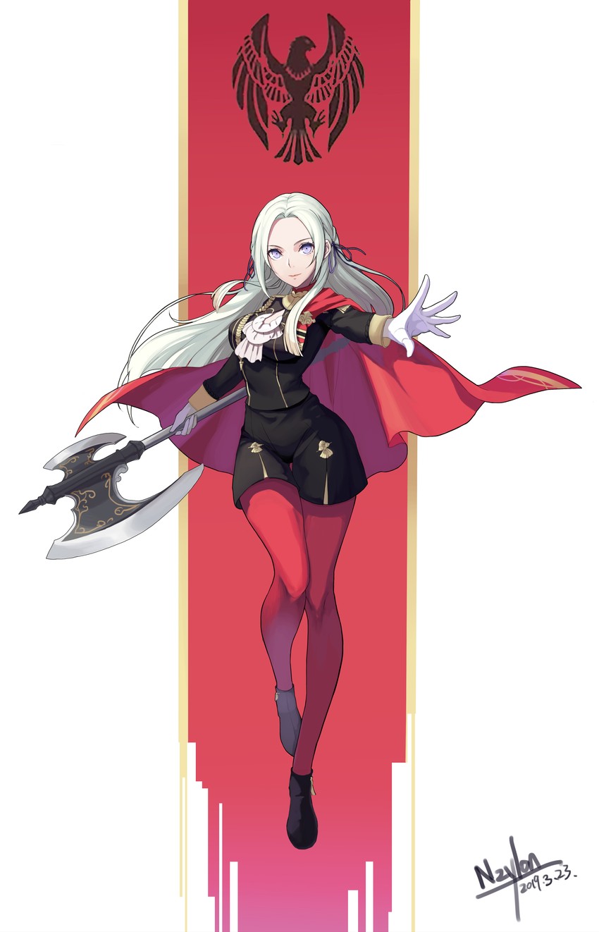 edelgard von hresvelg (fire emblem and 1 more) drawn by sixteen_minus_seven