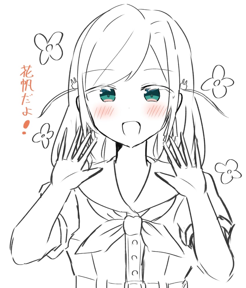 hinoshita kaho and ceras yanagida lilienfeld (love live! and 1 more) drawn by hisho_(rythm_hisho)