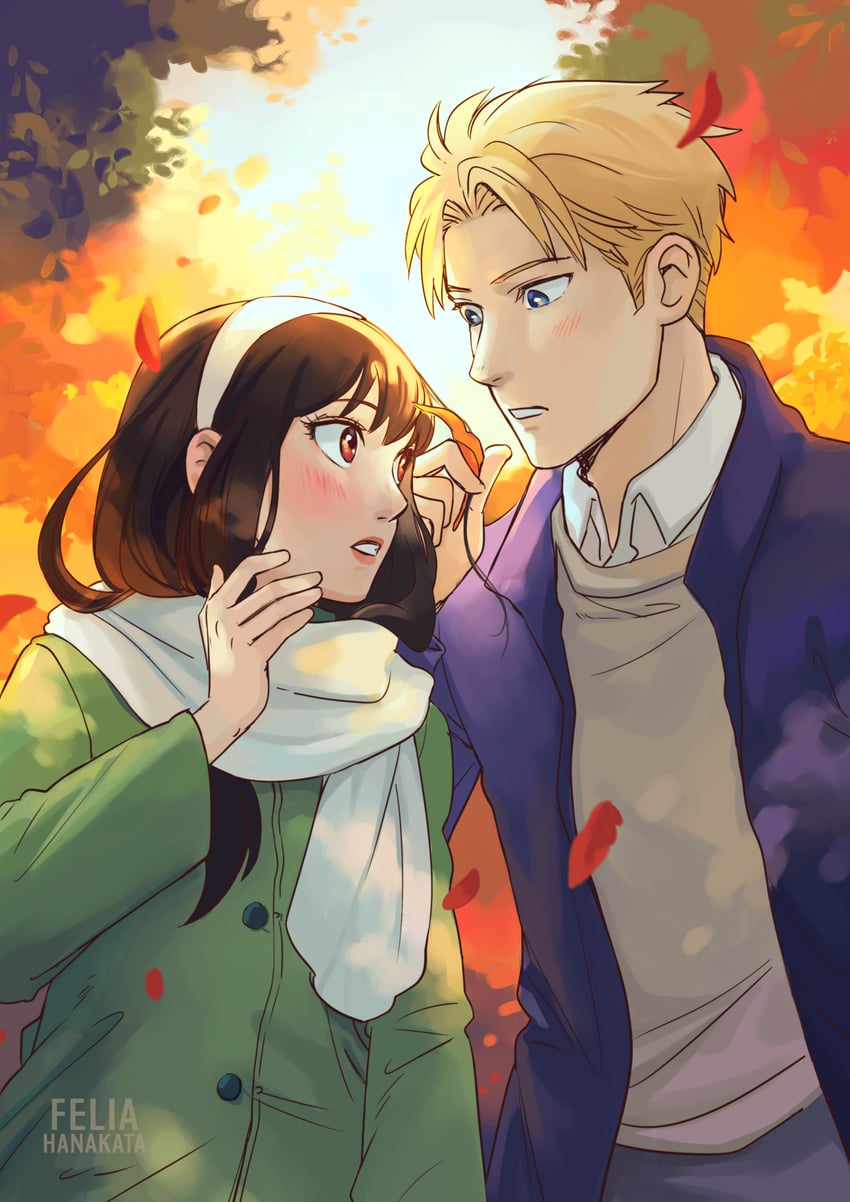 yor briar and twilight (spy x family) drawn by felia_hanakata