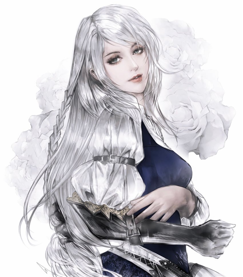 jill warrick (final fantasy and 1 more) drawn by momokulala