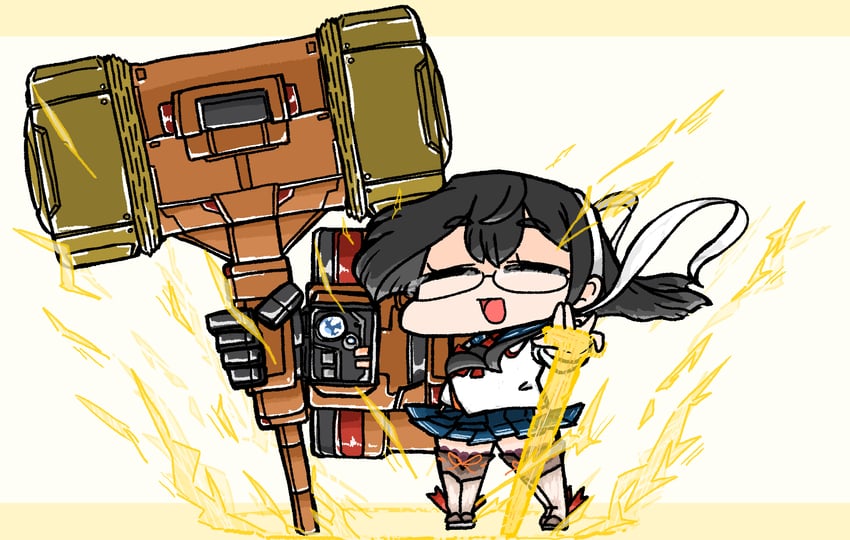 ooyodo (kantai collection and 2 more) drawn by cyama_land