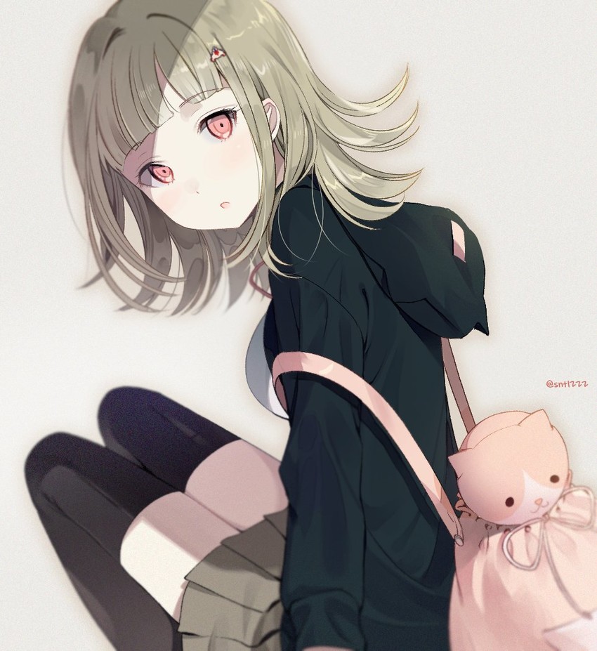nanami chiaki (danganronpa and 2 more) drawn by chagoon