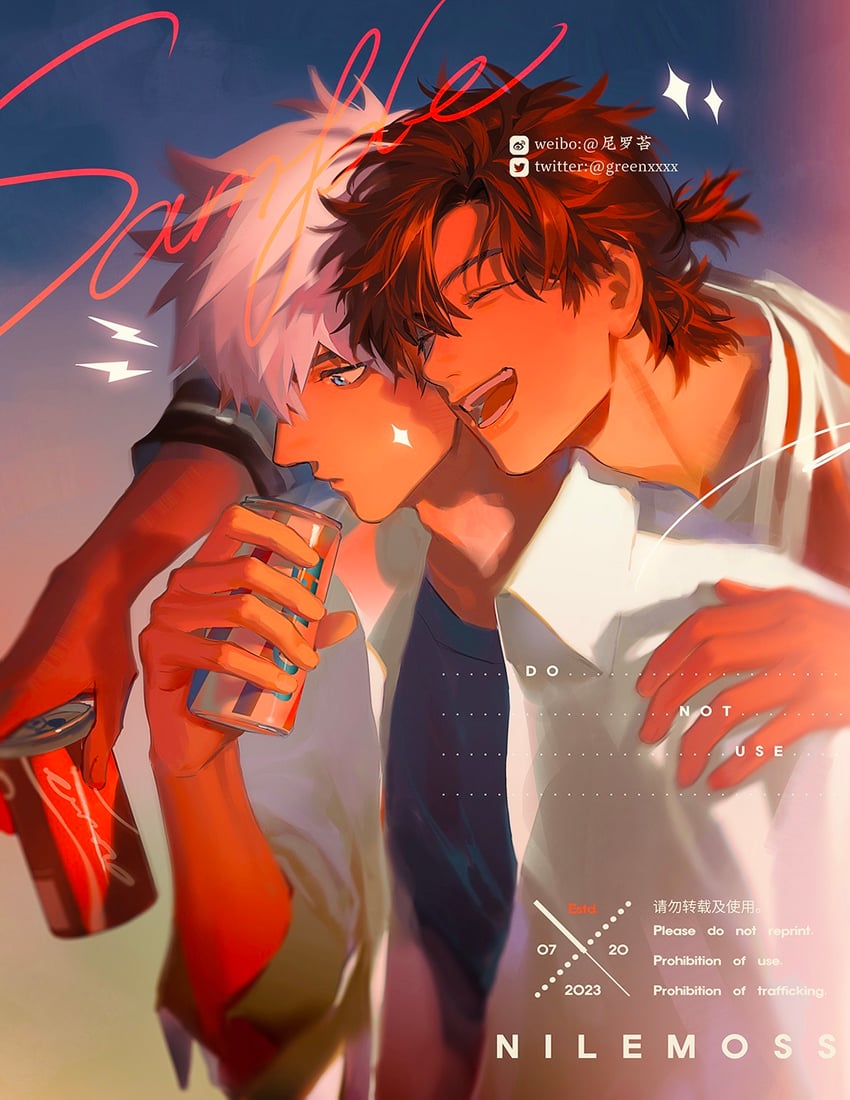 cheng xiaoshi and lu guang (shiguang dailiren) drawn by greenchou