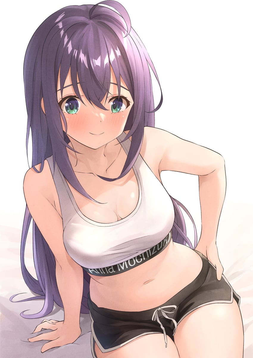 mochizuki anna (idolmaster and 1 more) drawn by b1ack_illust