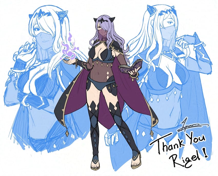 camilla and nyx (fire emblem and 1 more) drawn by lynarc