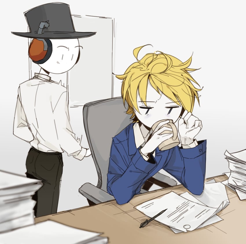 sven svensson and burt curtis (henry stickmin) drawn by niearerukanaa