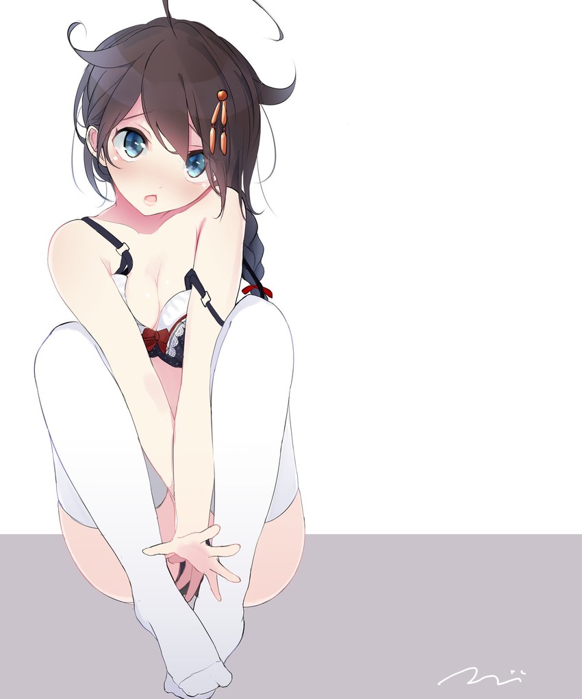 shigure and shigure kai ni (kantai collection) drawn by tebi_(tbd11)