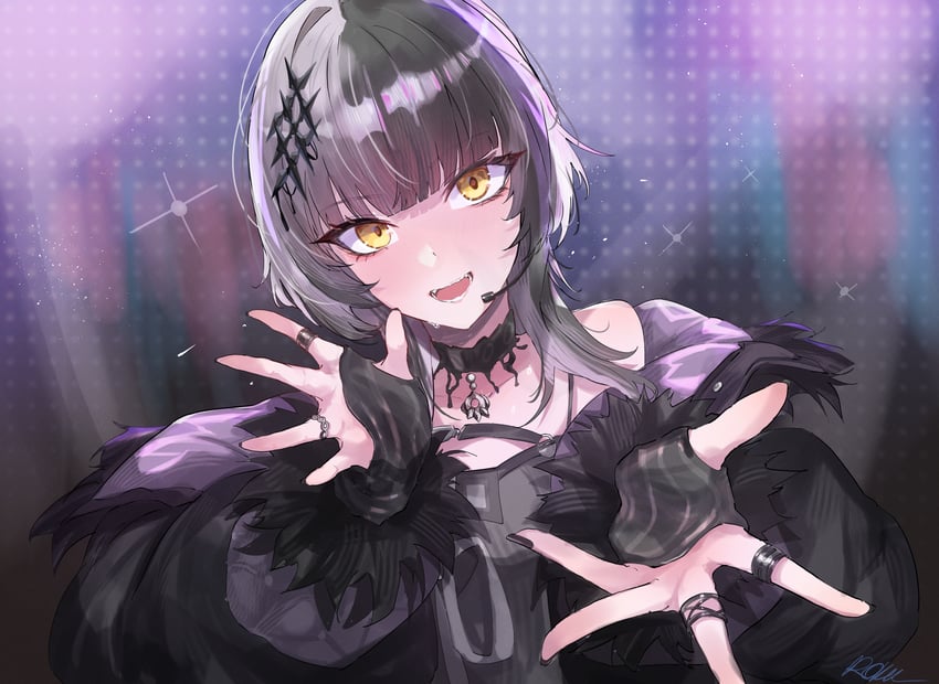 shiori novella (hololive and 1 more) drawn by kurochanai