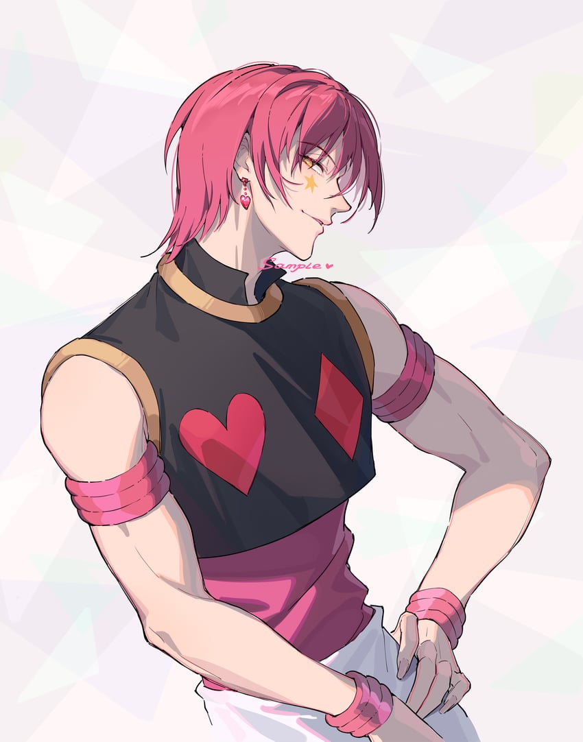 hisoka morow (hunter x hunter) drawn by gu_liang_dun_grain
