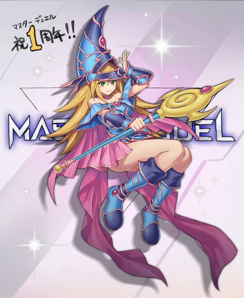 dark magician girl and the dark magicians (yu-gi-oh! and 1 more) drawn by tatsuyo