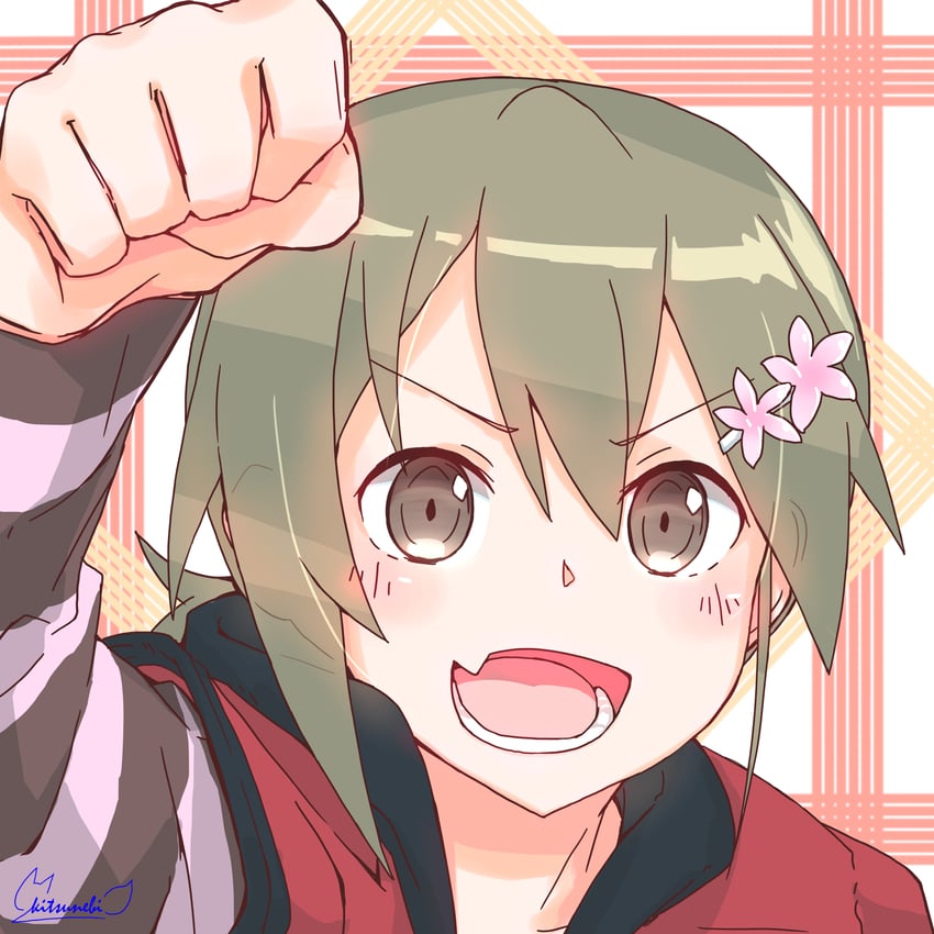 minowa gin (yuusha de aru and 1 more) drawn by kitsunebi_ao