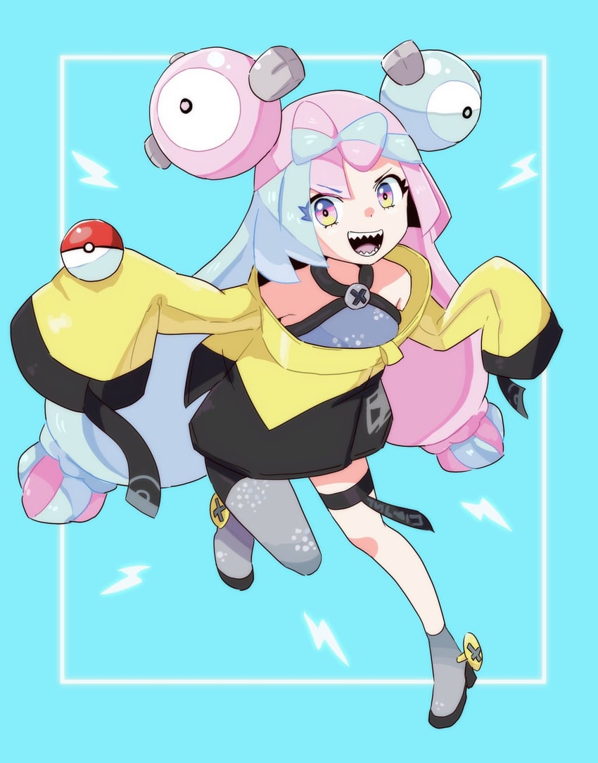 iono and magnemite (pokemon and 1 more) drawn by anatyanman