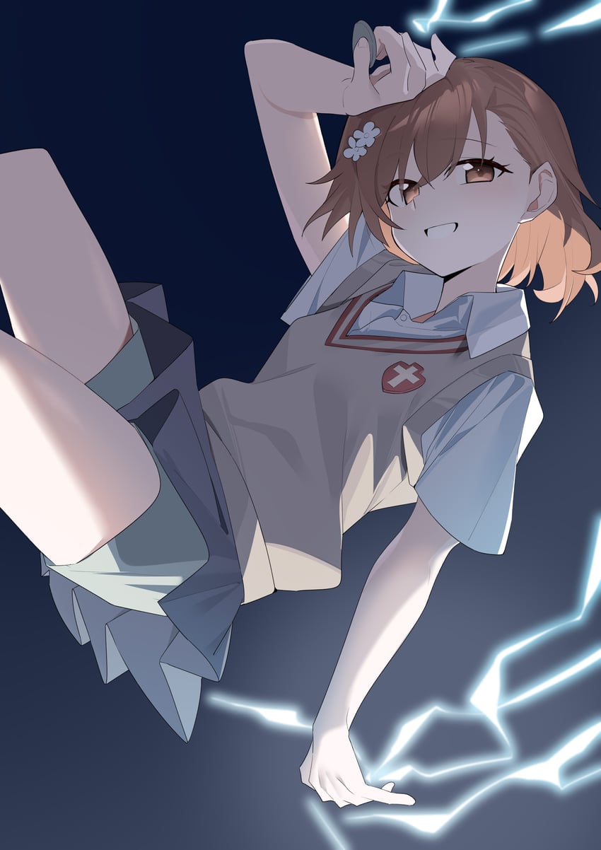 misaka mikoto (toaru majutsu no index and 1 more) drawn by wako_(1194433260)