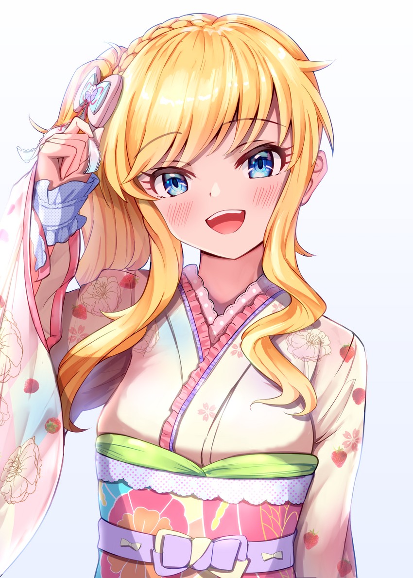 ohtsuki yui (idolmaster and 2 more) drawn by tudon_(donut)