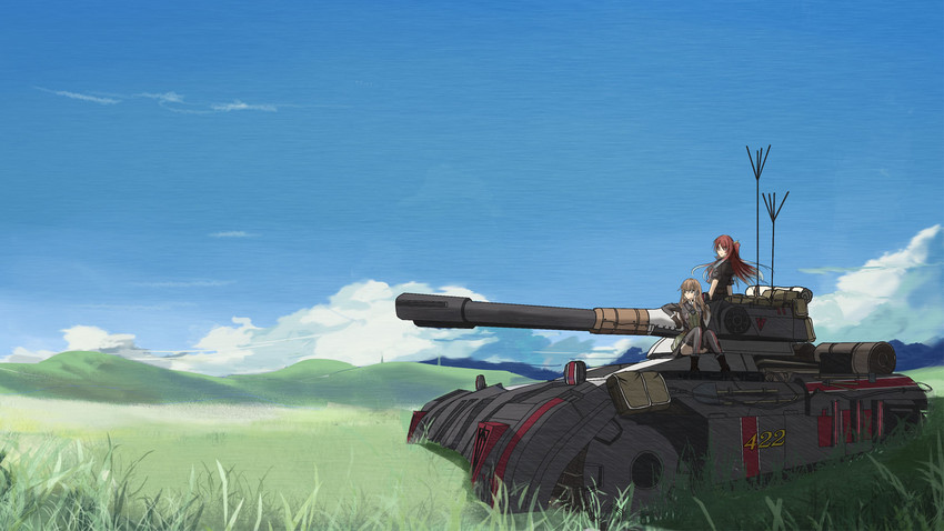 riela marcellis and carisa contzen (senjou no valkyria and 3 more) drawn by tianyu_jifeng