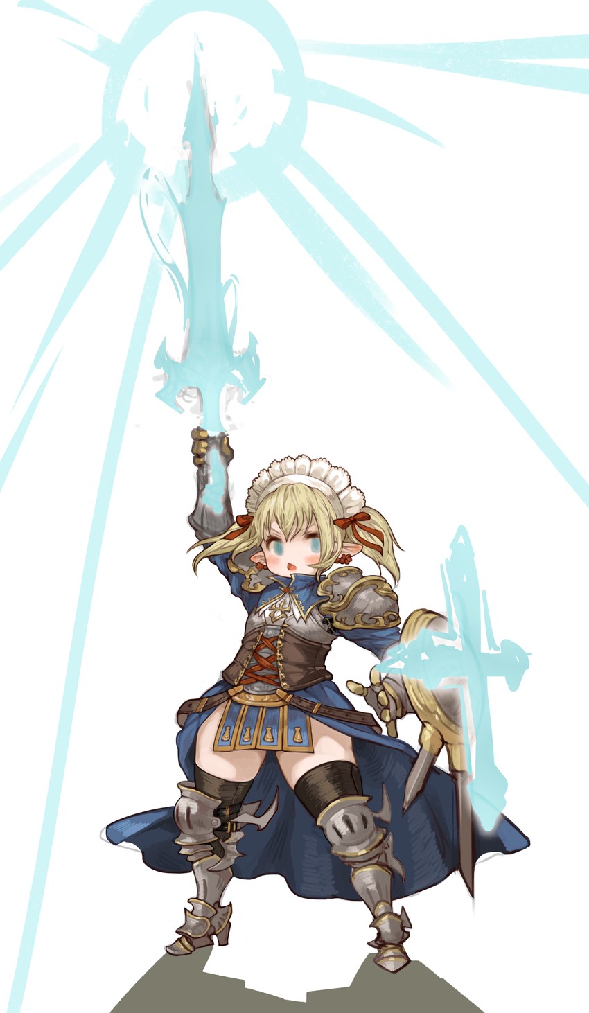 warrior of light and paladin (final fantasy and 1 more) drawn by kkaebing