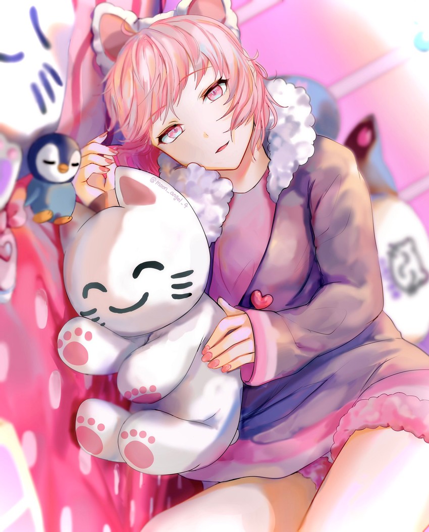 nqrse and nqrse no neko (indie utaite) drawn by mebuki_(moon_angel_4)