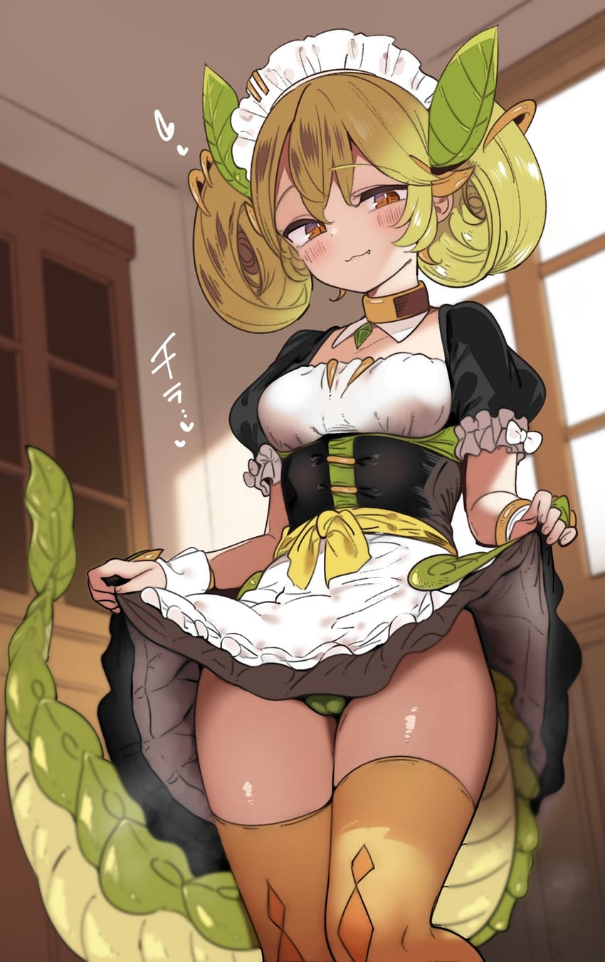 parlor dragonmaid (yu-gi-oh!) drawn by suzuki_toto