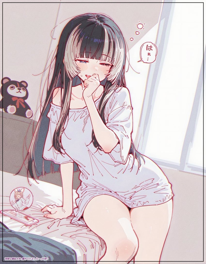 omaru polka and juufuutei raden (hololive and 1 more) drawn by nekonui