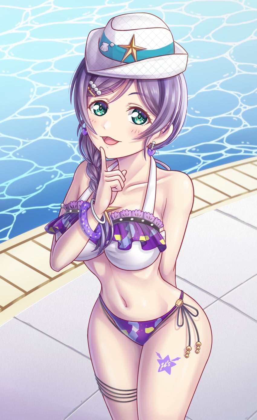 tojo nozomi (love live! and 2 more) drawn by tsukimi_seiya