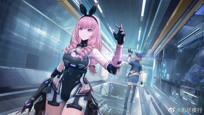 ayla, ayla: kaleido, and sica (punishing: gray raven) drawn by wu_lun_wujin