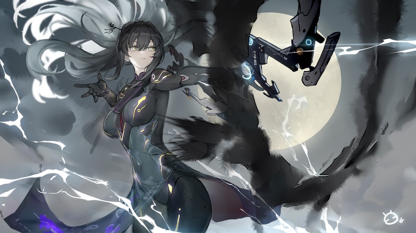bianca and bianca: veritas (punishing: gray raven) drawn by chaoxi