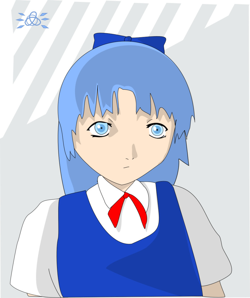 cirno and iwakura lain (touhou and 1 more) drawn by aifosia