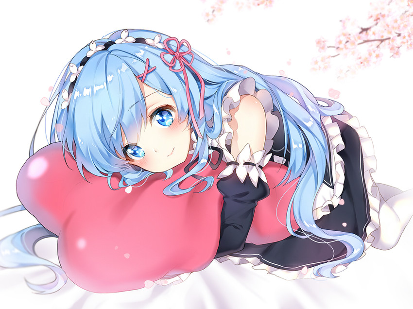 rem (re:zero kara hajimeru isekai seikatsu) drawn by pingo