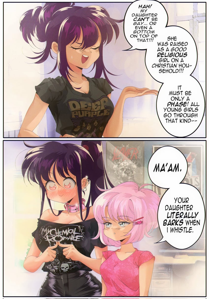 talia and sharon (original and 4 more) drawn by grs-