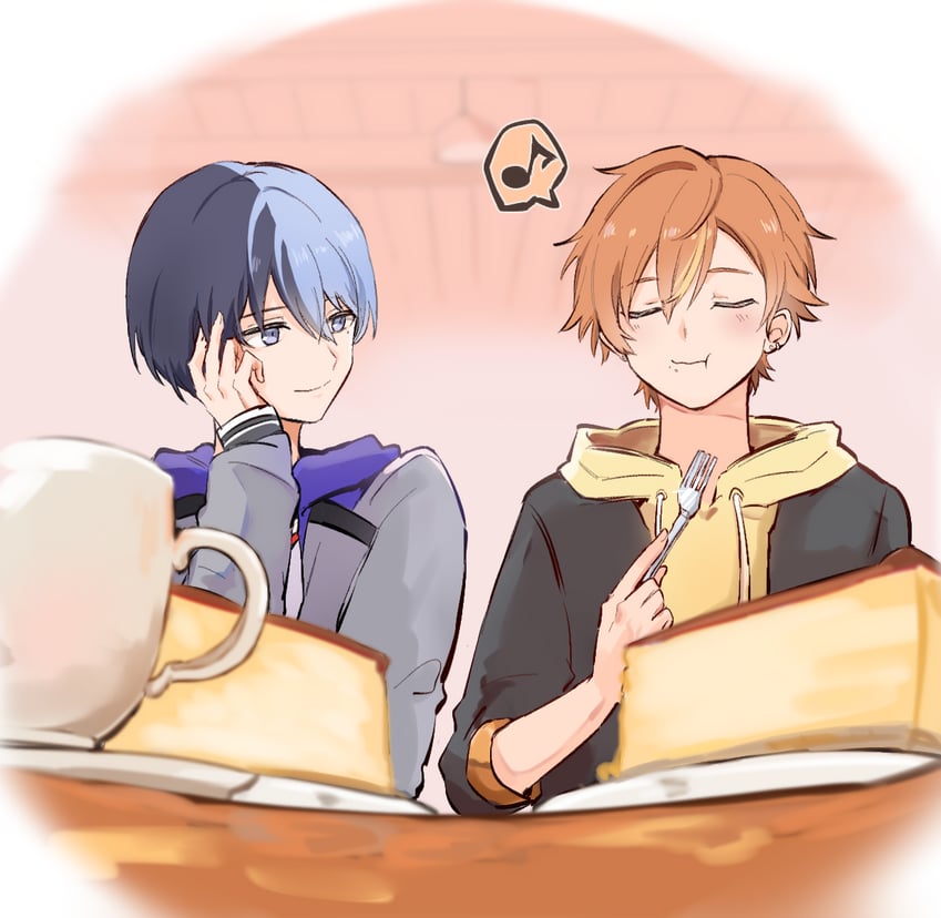 shinonome akito and aoyagi touya (project sekai) drawn by mizuyoshi