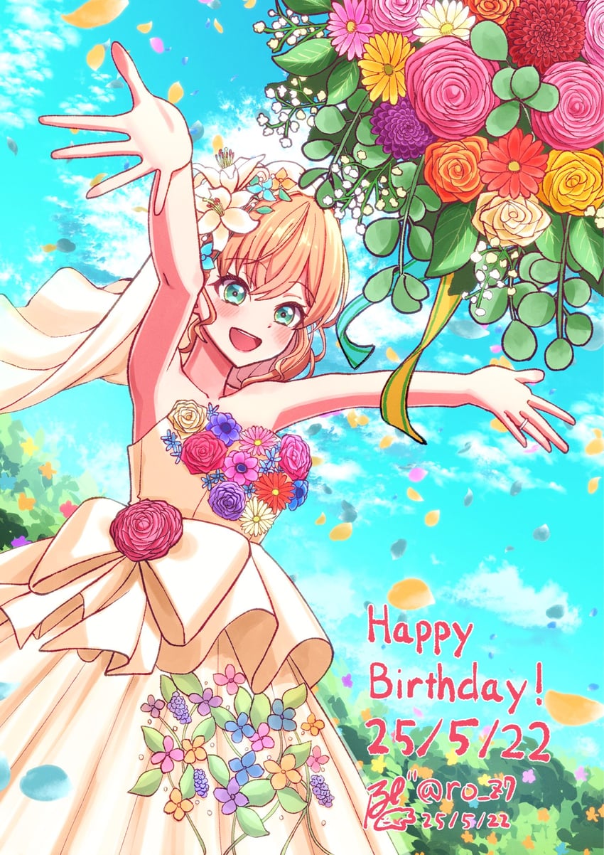 hinoshita kaho (love live! and 1 more) drawn by roze_(ro_z7)