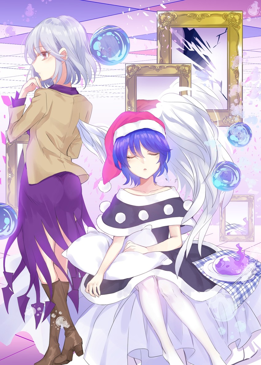 kishin sagume and doremy sweet (touhou) drawn by kanta_(pixiv9296614)