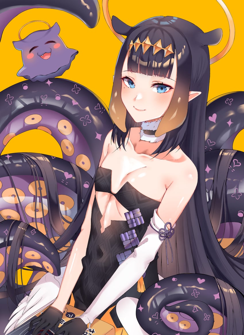 ninomae ina'nis and takodachi (hololive and 1 more) drawn by avetetsuya_studios