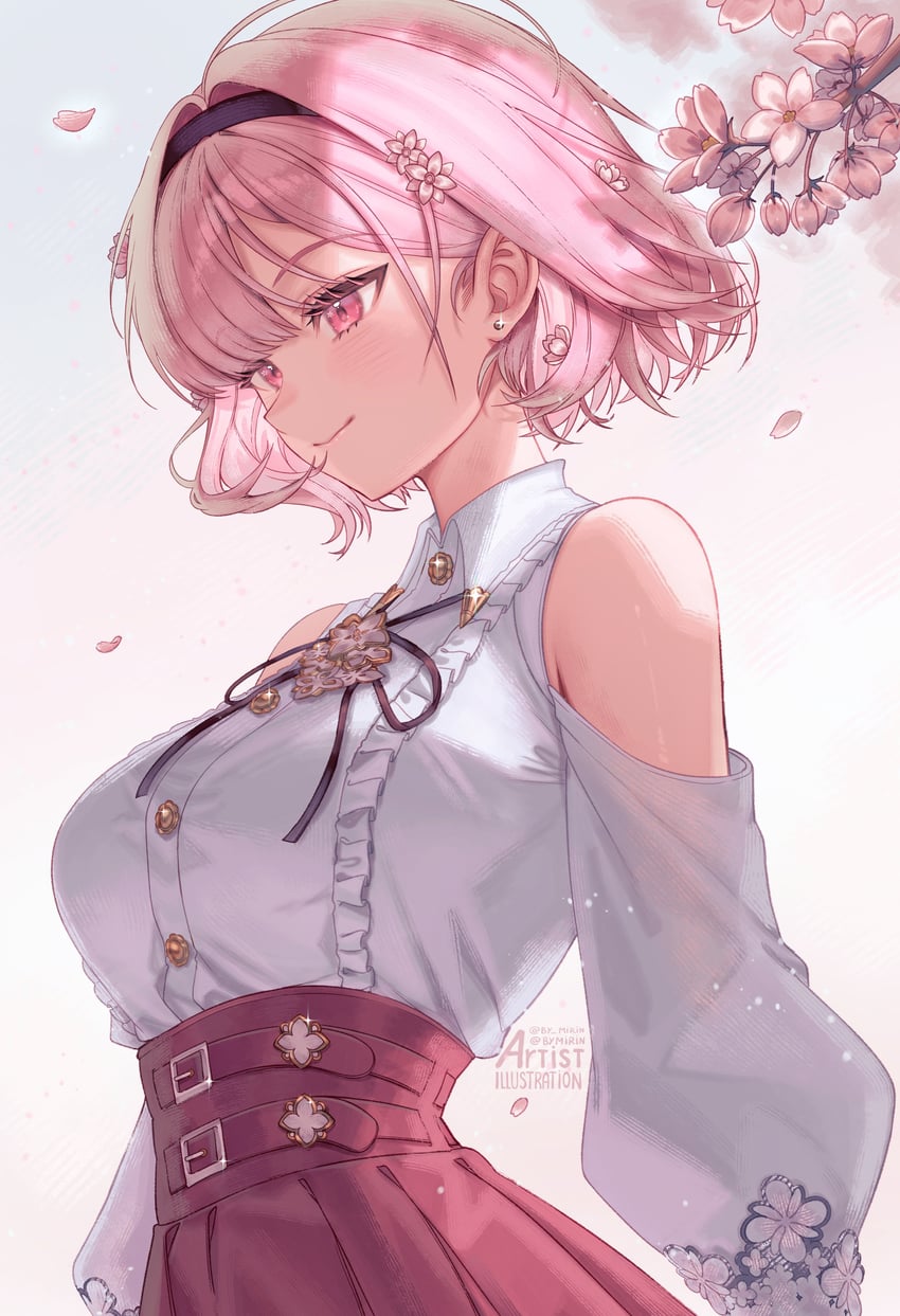 mori calliope (hololive and 1 more) drawn by by_mirin