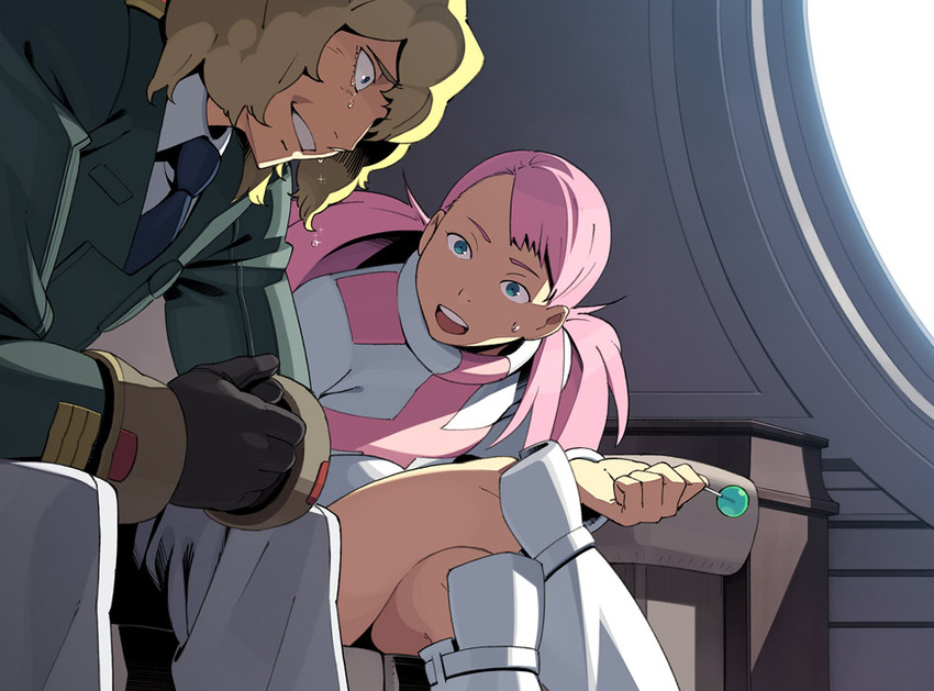 cynthia lane and asuham boon (overman king gainer) drawn by go_robots