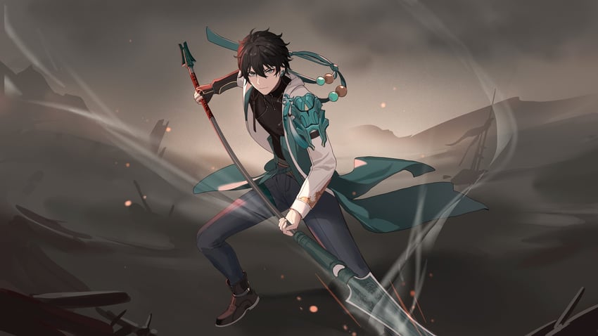 dan heng (honkai and 1 more) drawn by manbu72747