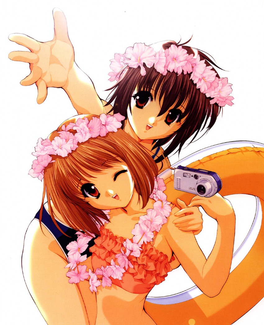 kaho and mamoru (sister princess) drawn by tenhiro_naoto