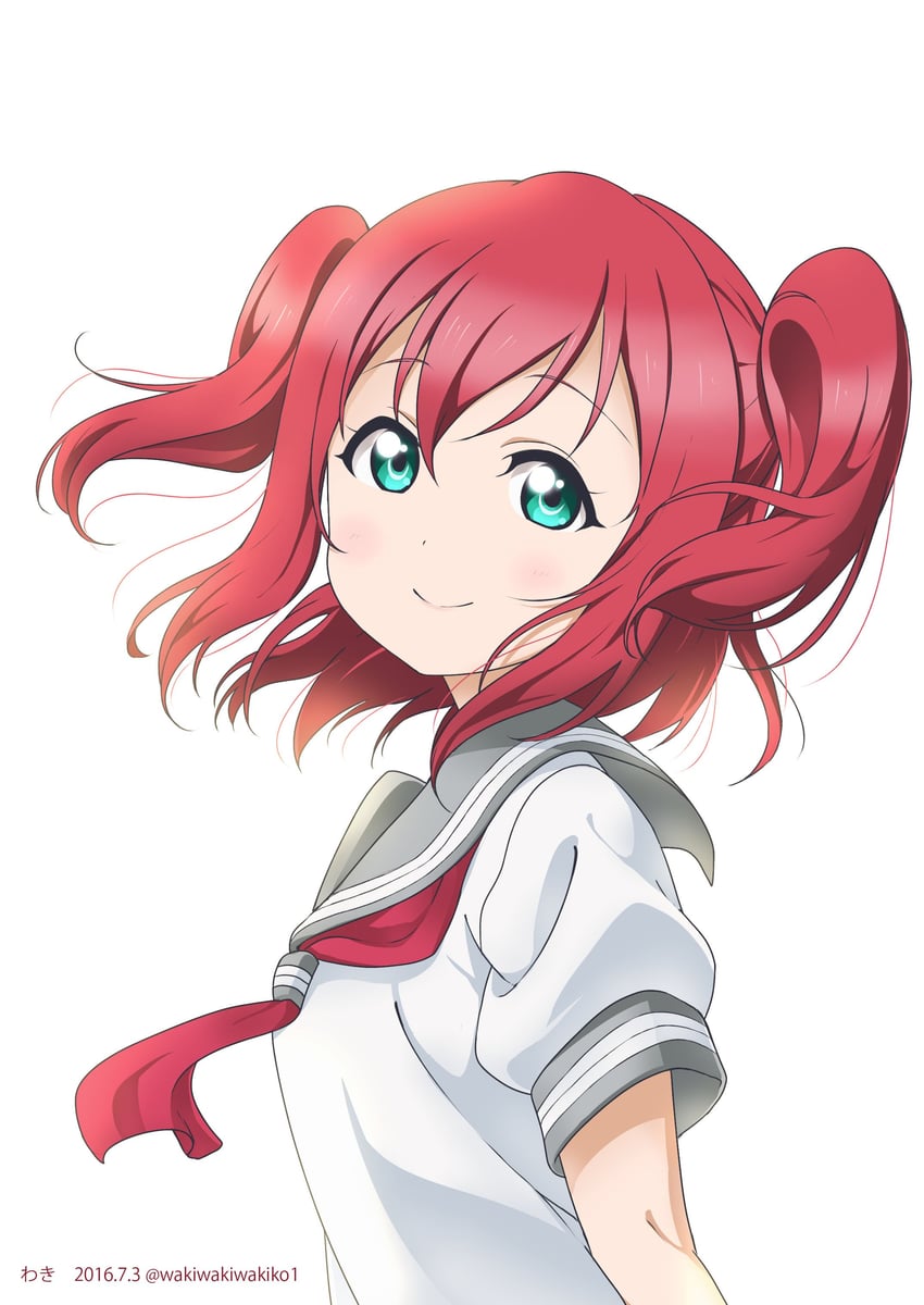 kurosawa ruby (love live! and 1 more) drawn by neki_(wakiko)