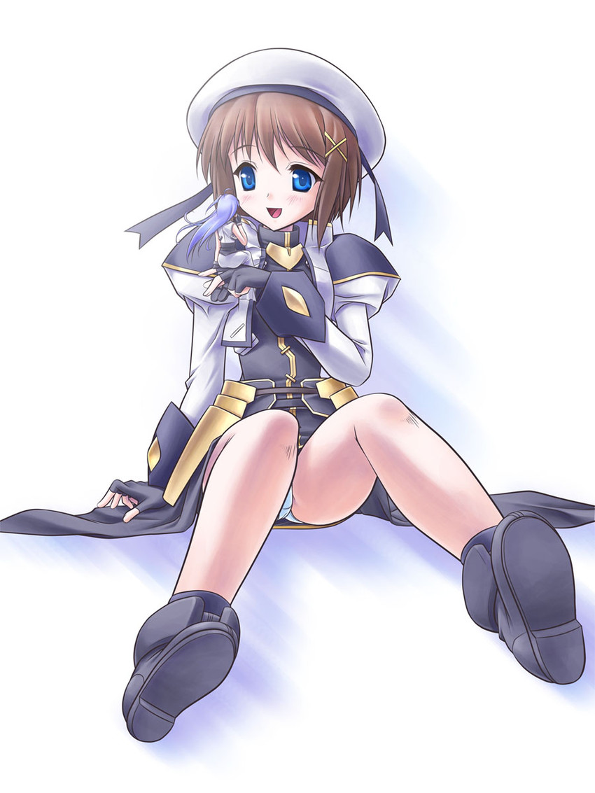 yagami hayate and reinforce zwei (lyrical nanoha and 2 more) drawn by kaibara_yuu