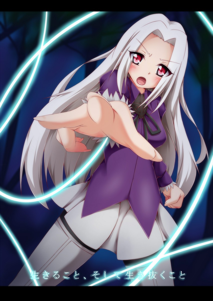 irisviel von einzbern (fate and 2 more) drawn by yopparai_oni