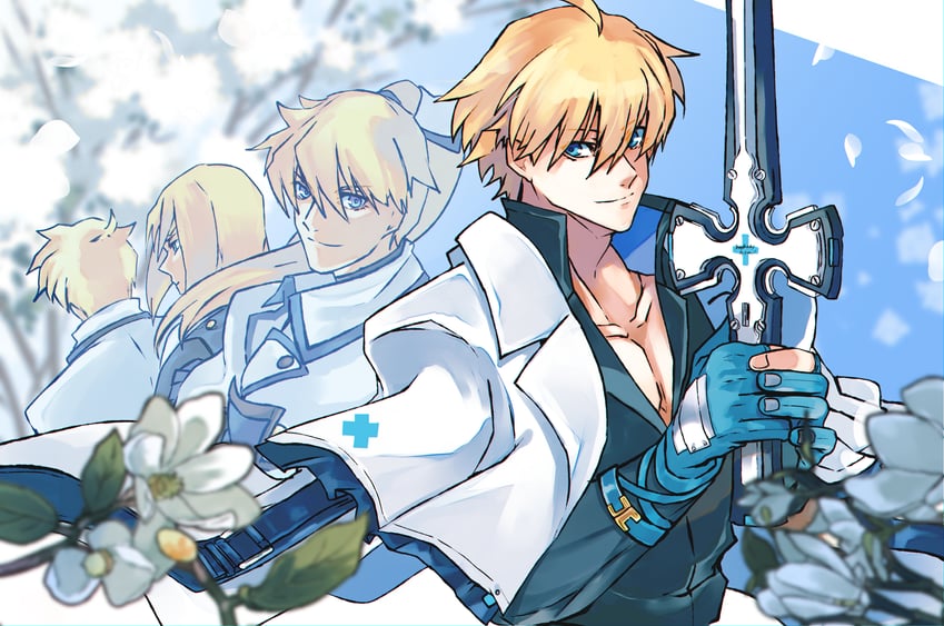 ky kiske (guilty gear and 5 more) drawn by nishimoto