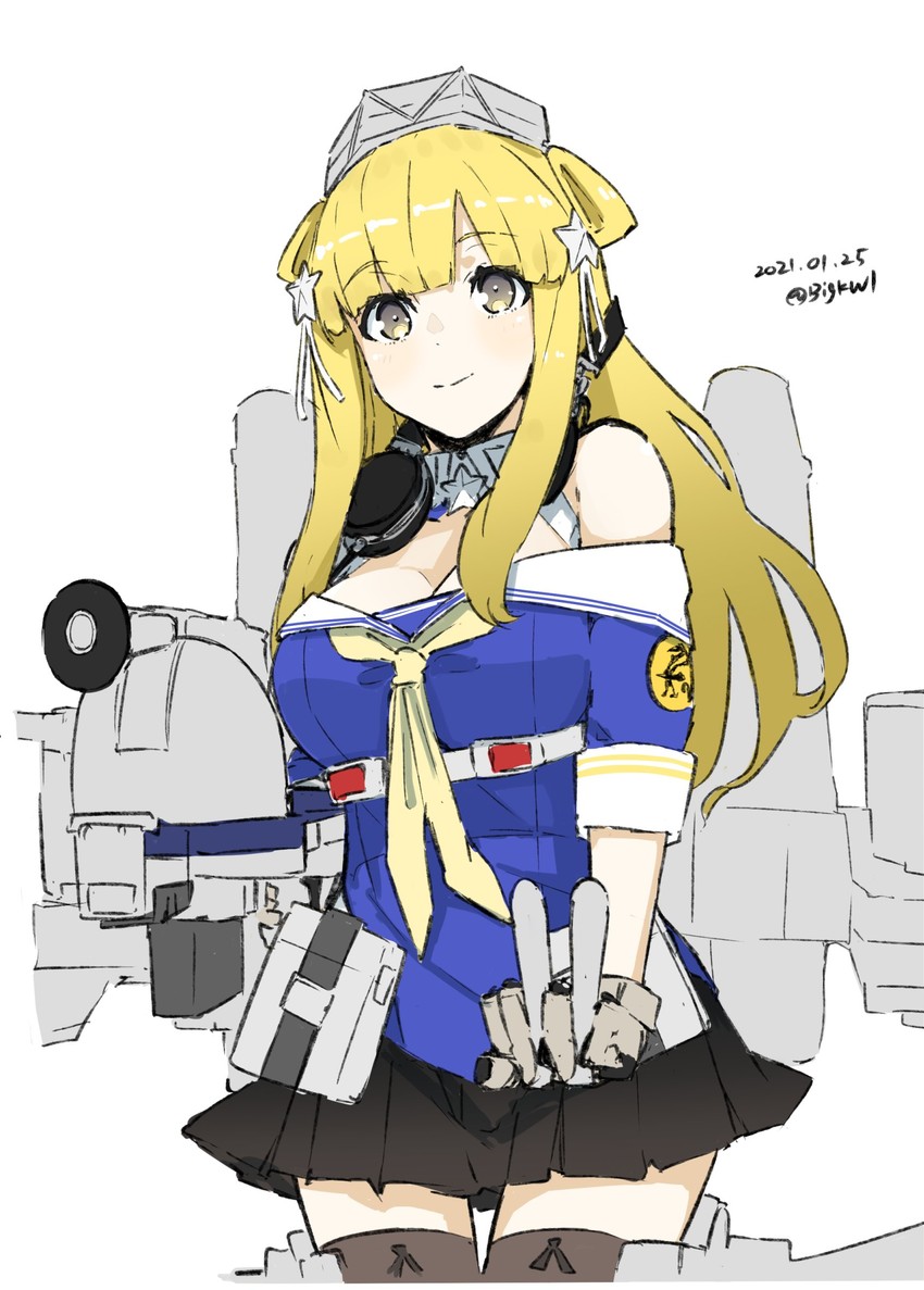 fletcher and fletcher mk ii (kantai collection) drawn by bigkwl