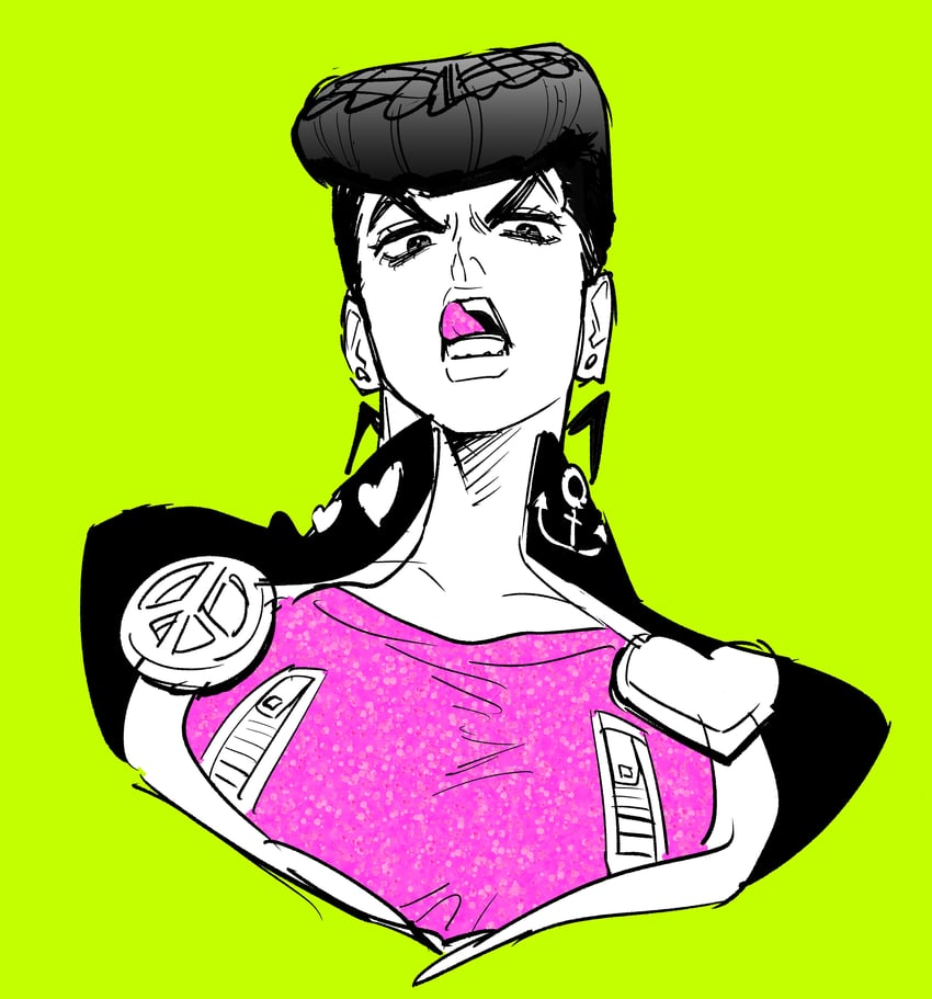 higashikata josuke (jojo no kimyou na bouken and 1 more) drawn by a_dzu_(hnm_knm_04)