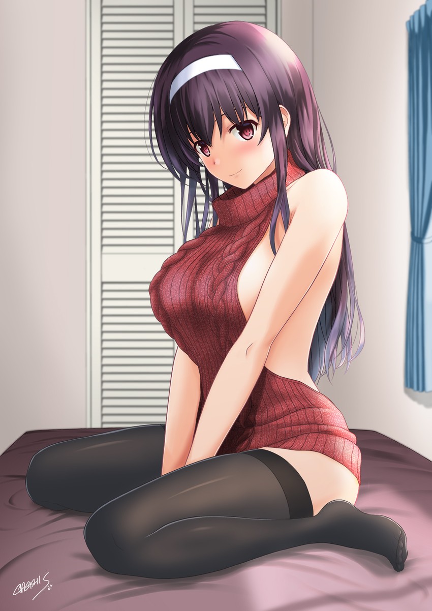kasumigaoka utaha (saenai heroine no sodatekata) drawn by satou_chagashi