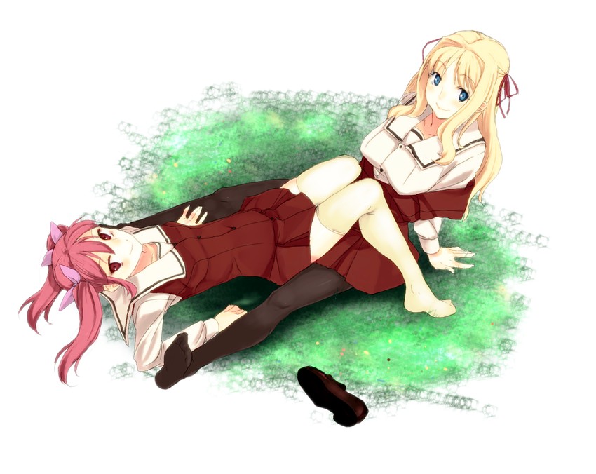 oda nanami and matsubara yuuna (sono hanabira ni kuchizuke wo) drawn by kirisato_itsuki
