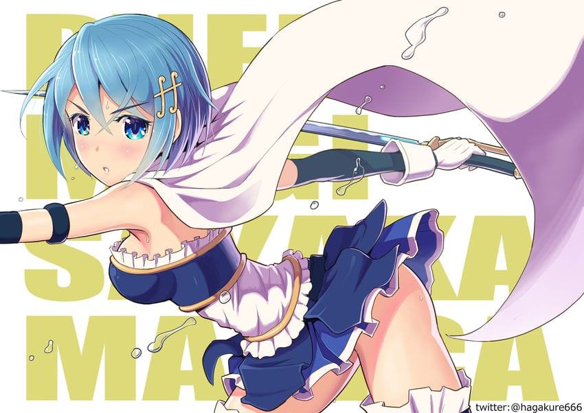 miki sayaka (mahou shoujo madoka magica) drawn by number10_(hagakure)